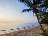 white sand beach koh chang, trat, thailand