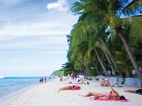 white sand beach koh chang, trat, thailand